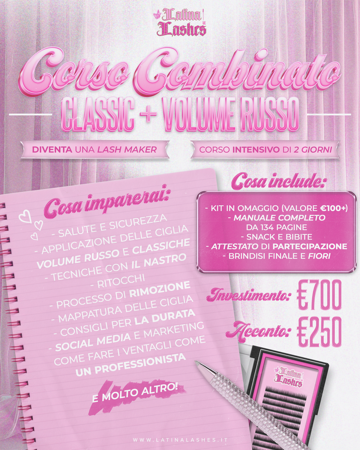 Corso Classic + Volume Russo | 2 Giorni